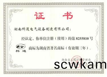 商(shang)標(biao)證(zheng)書