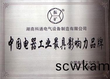 2012年(nian)中國電(dian)器(qi)工(gong)業最具影(ying)響力(li)品牌